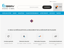 Tablet Screenshot of e-grav.com